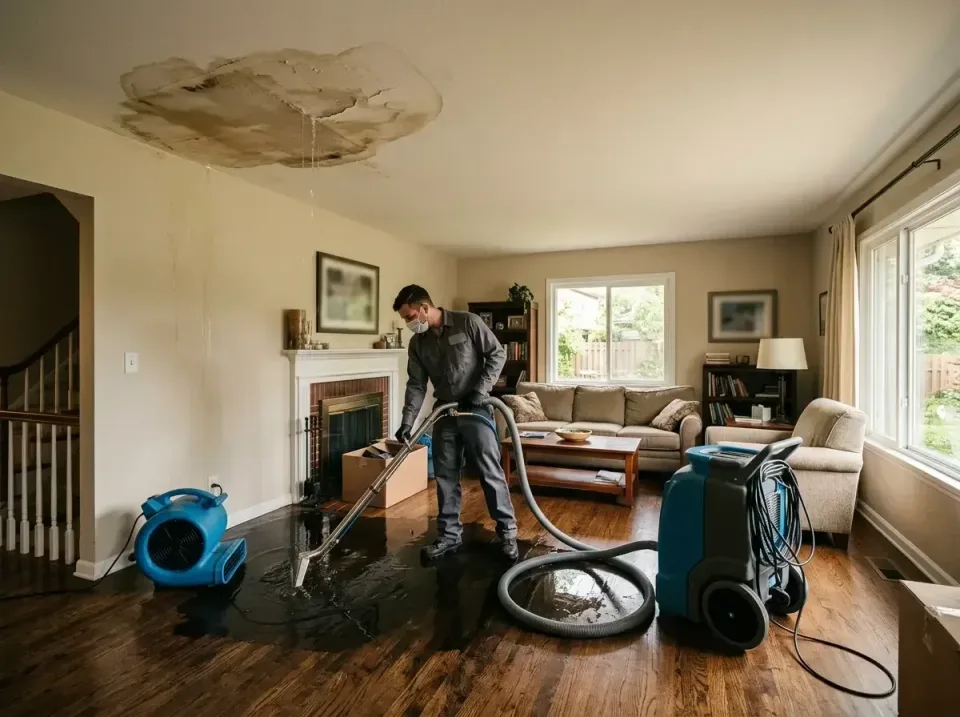 attic-pipe-burst-ceiling-drip-008 — frequently asked questions, Water Damage Restoration & Carpet Care in Monroe City, MO